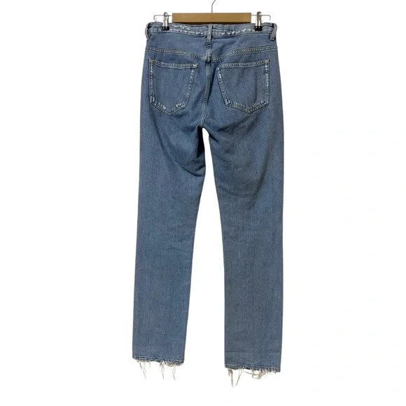 Acne Studios Men’s Van Indigo Fray Denim Jeans Size 30 Designer Streetwear
